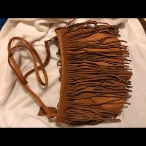 Leather Fringe Purse